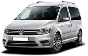 VW Caddy rental car