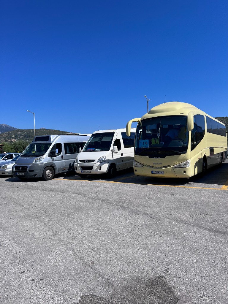 Mini buses and vans for small groups in Ikaria