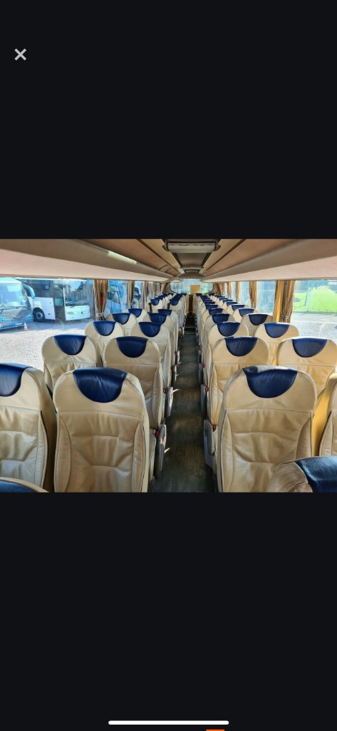 Luxury coach interior for VIP group travel Ikaria